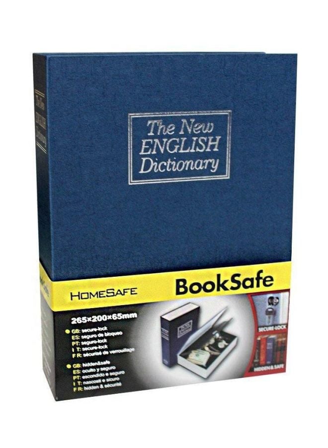 Dictionary Book Safe Box Blue 11.5x18cm  - Image 1
