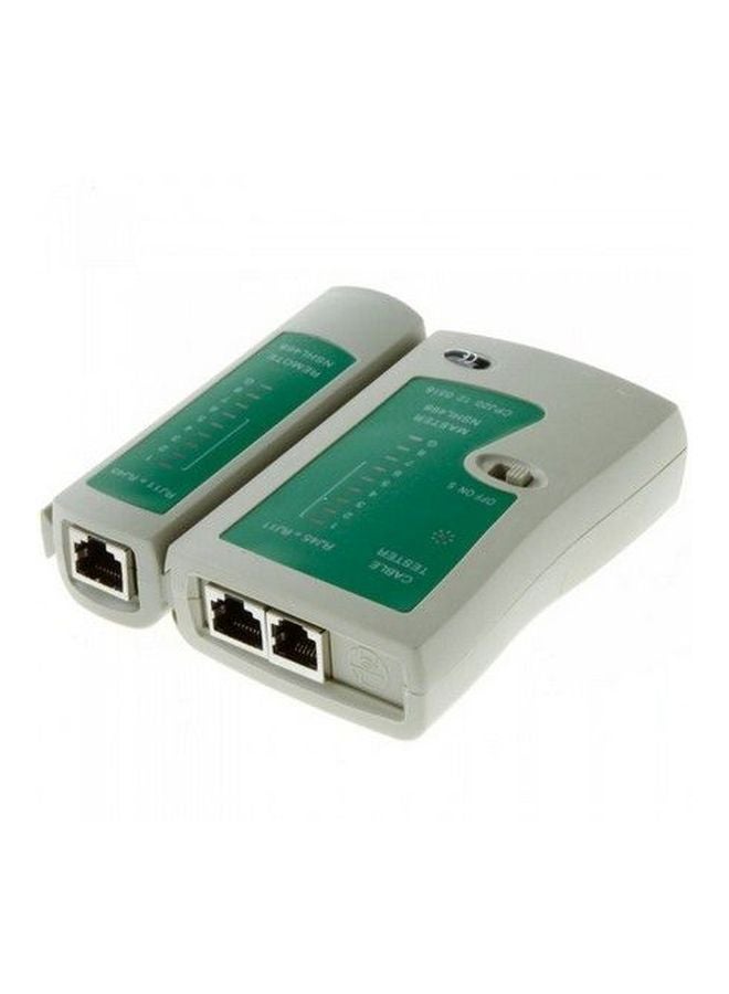 جهاز اختبار كابل شبكة LAN USB أبيض/أخضر  - Image 3