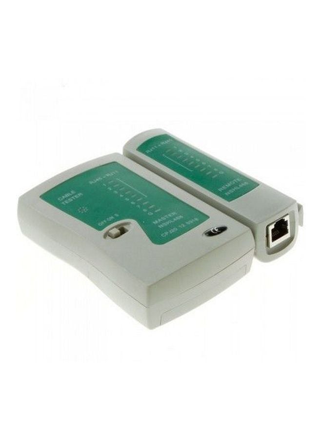 جهاز اختبار كابل شبكة LAN USB أبيض/أخضر  - Image 2