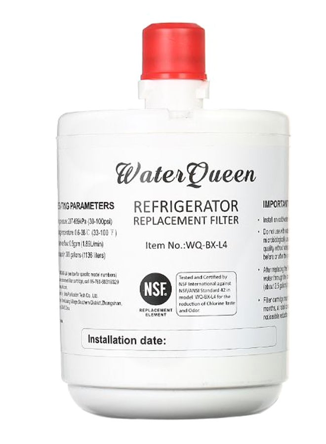 Refrigerator Replacement Water Filter White/Red - v1584005066/N35311672A_1