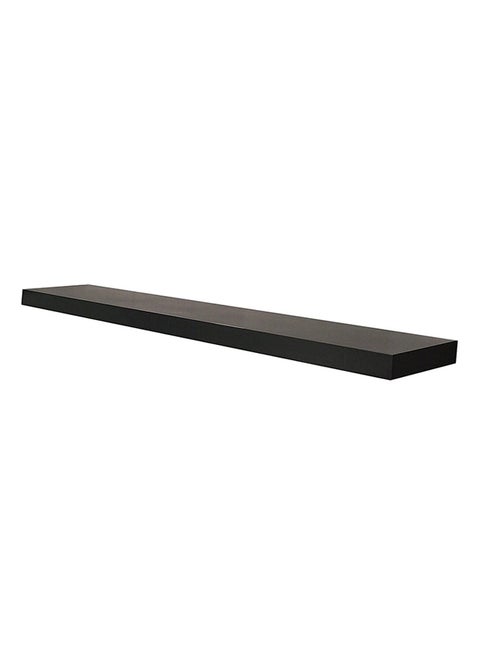 Wall Shelf Black 120x19.5x3.8cm