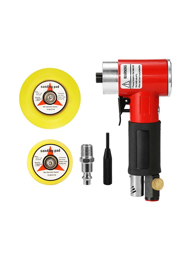 High Speed Pneumatic Sanding Machine Red/Black 18x6x10.50cm  - Image 1