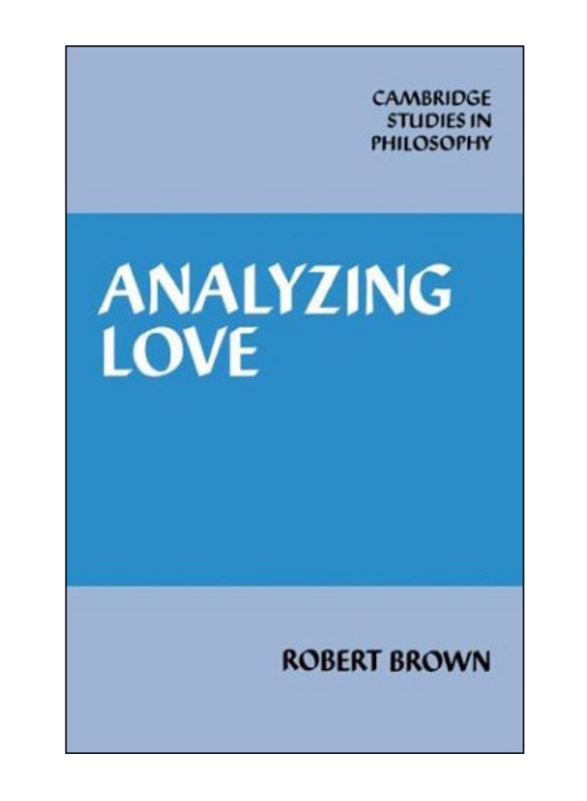 Analyzing Love hardcover english - 18-Feb-88 