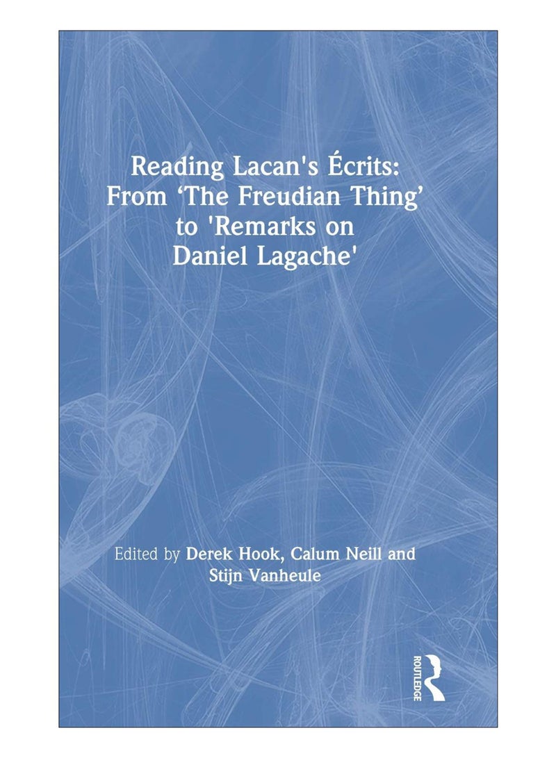 Reading Lacan'S Écrits hardcover english - 08-Aug-19 