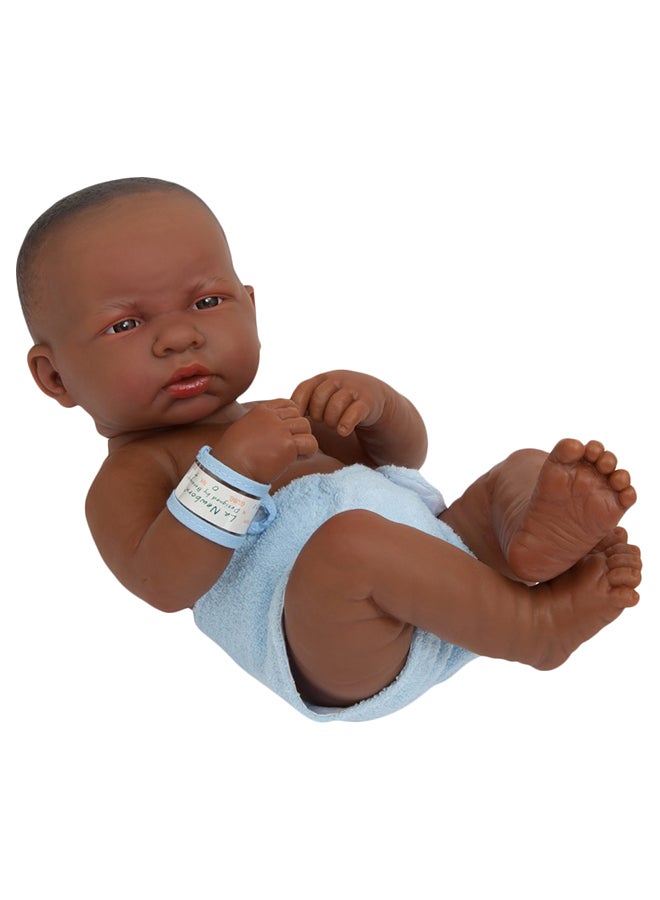 JC TOYS Real Boy African American Baby Doll 14inch  - Image 1