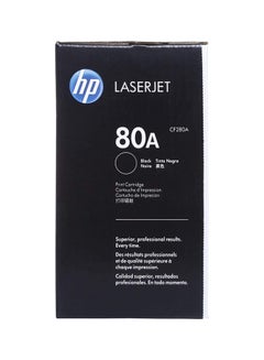 إتش بي خرطوشة حبر أصلية لطابعة ليزر جيت 80A أسود  - Image 3