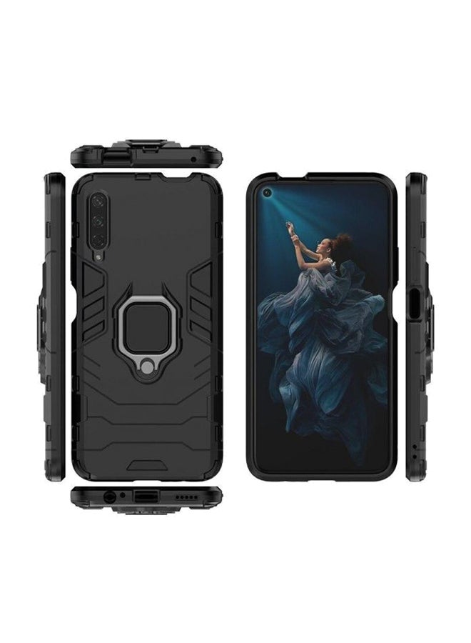 Iron Man Protective Case Cover For Honor 9X/9X Pro With Metal Ring Kickstand Black