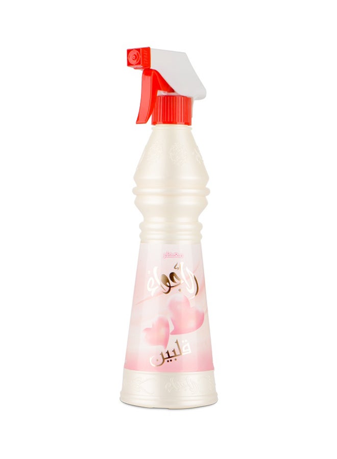 Sedr Al-Khaleej Perfumes Two Hearts Freshener White/Red 500ml  - Image 1