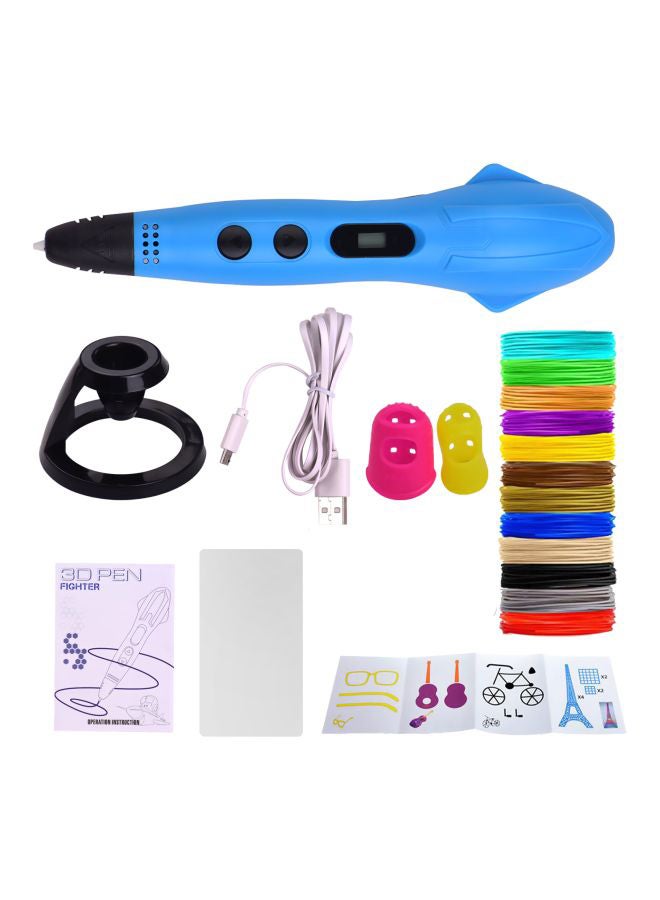 Generic 3D Printing Pen Blue/Black  - Image 1