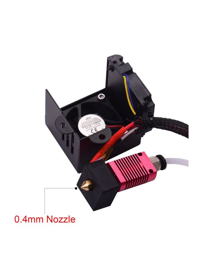Aibecy 9-Piece Assembled Extruder Hot End Kit With Aluminum Heating Block Set Black  - Image 3