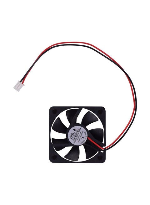 مروحة تبريد بلا فرش مزودة بمحمل كمي لطابعة إندر 3 ثلاثية الأبعاد أسود/أحمر