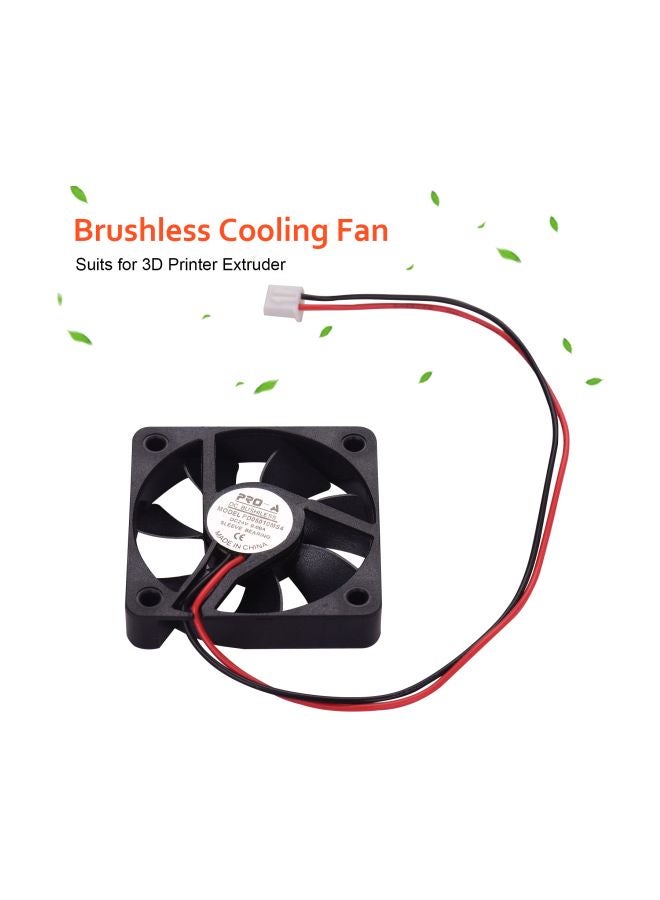 Aibecy Brushless Cooling Fan With Sleeve Bearing For Ender 3 3D Printer Black/Red  - Image 2