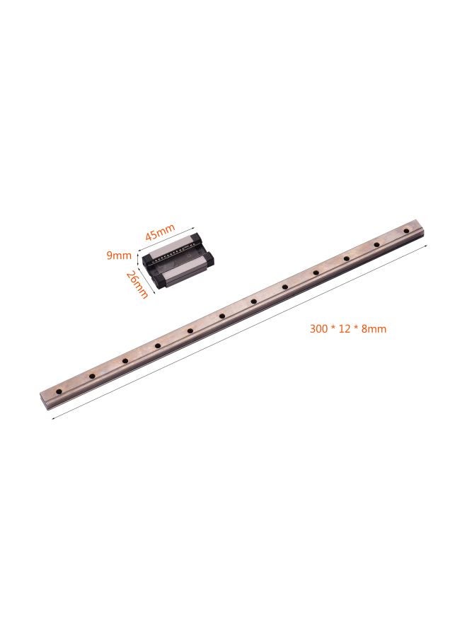 Aibecy Linear Rail Guideway With Block For CNC 3D Printer Rose Gold/Black  - Image 3