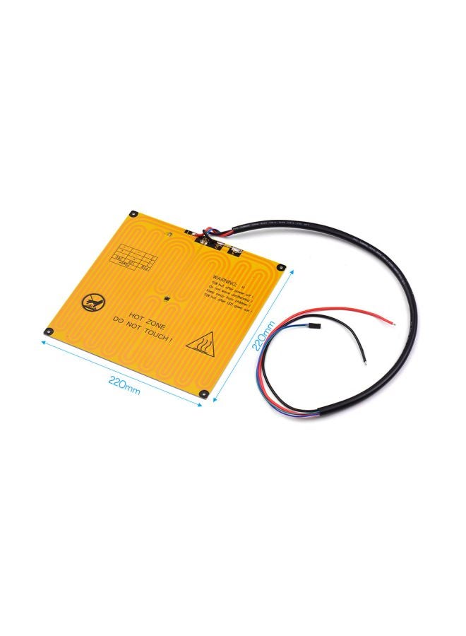 Aibecy - Ultrabase Platform Plate Build Surface And Heated Hotbed With Wire Cable Multicolour - Image 1