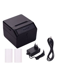 Aibecy Thermal Label Printer With 2 Rolls Paper And Charger Accessories Black  - Image 1