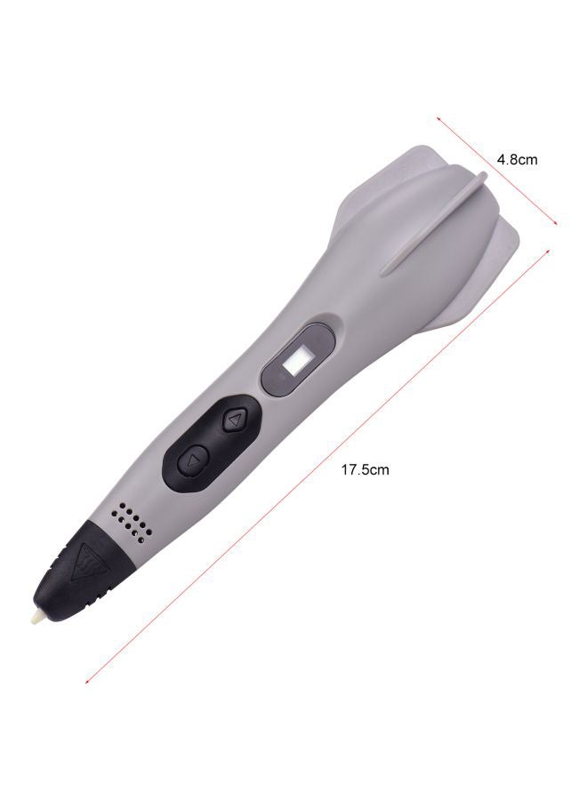 Professional 3D Printing Pen Grey/Black - Image 3