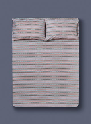 Coral/Blue/Grey