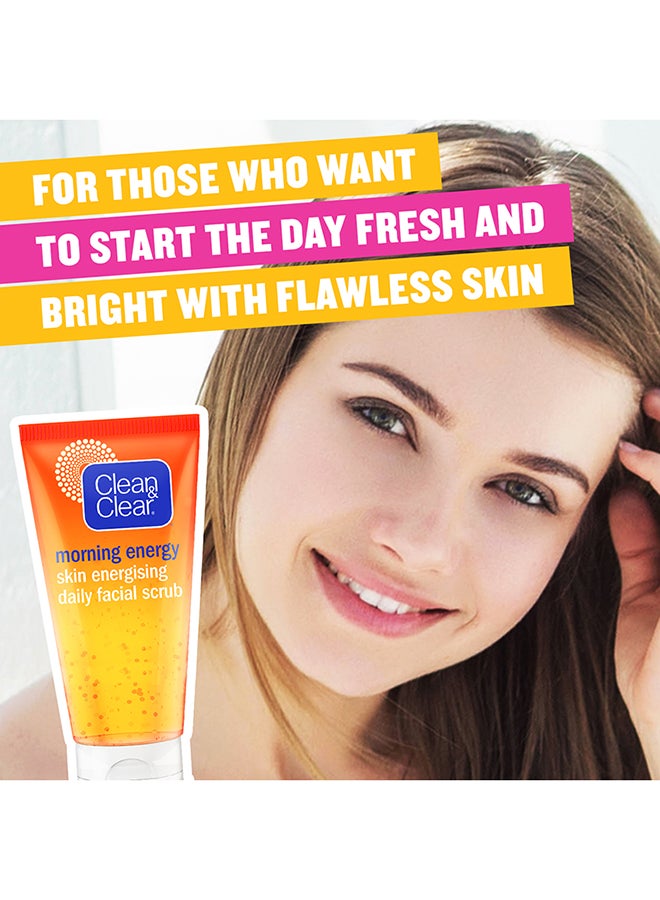 Clean & Clear - Morning Energy Skin Energising Daily Facial Scrub 150ml - Image 1