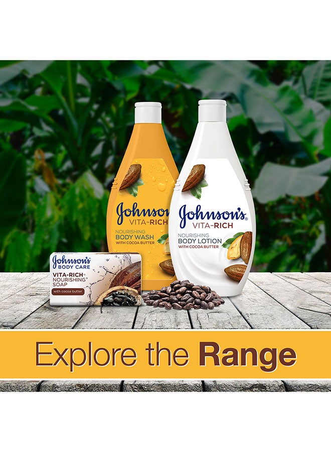 Johnson's - Vita Rich Nourishing Body Lotion With Cocoa Butter 400ml - Image 1