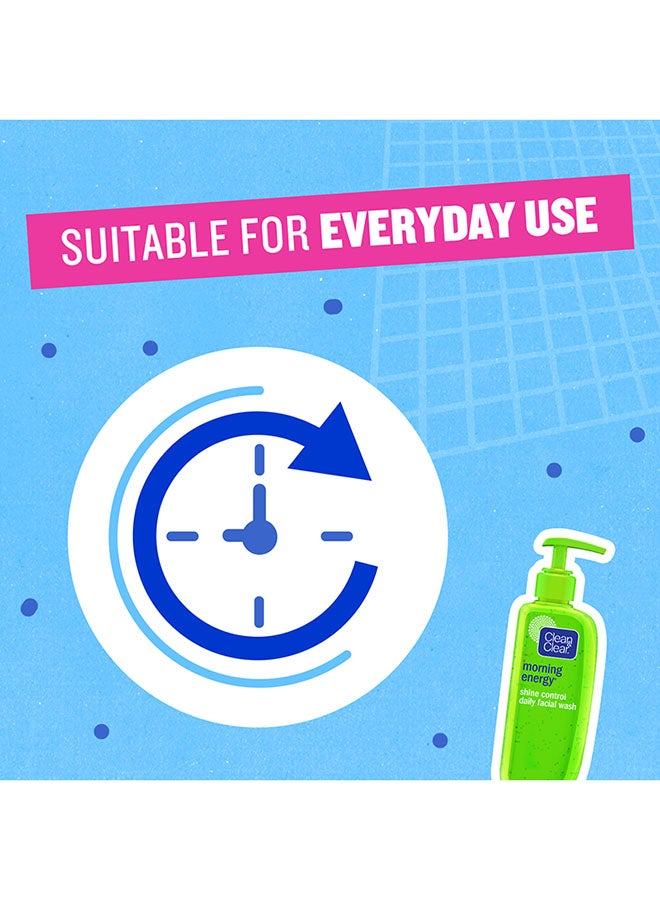 كلين أند كلير غسول الوجه اليومي للتحكم في لمعان الصباح مع فرك مجاني - Image 5