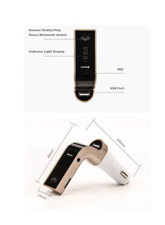 CARG7 Bluetooth FM Transmitter With USB Car Charger 1bi.330.13324079.18 Multicoulour  - Image 2