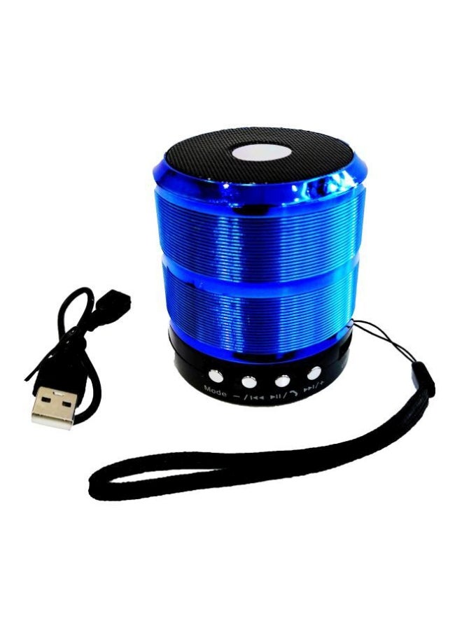 Portable Bluetooth Speaker Blue - Image 1
