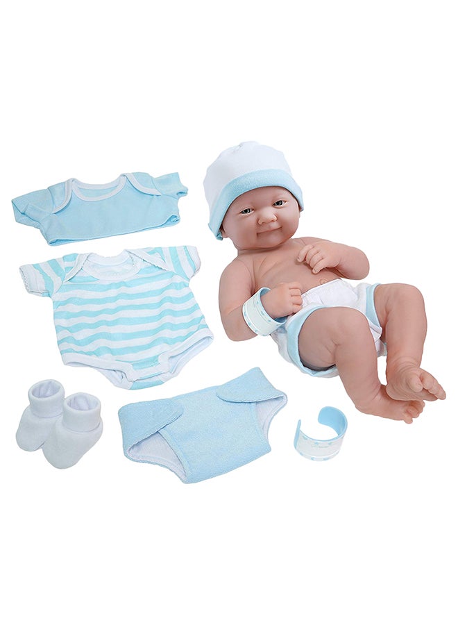 JC TOYS 8-Piece Layette Baby Doll Gift Set 14inch  - Image 1
