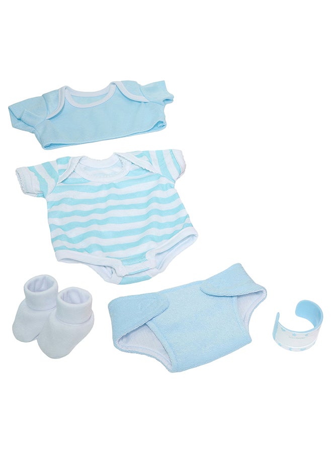 JC TOYS 8-Piece Layette Baby Doll Gift Set 14inch  - Image 2