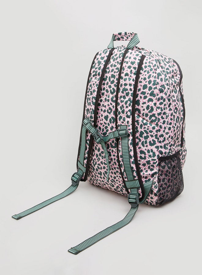 O'NEILL Zipper Closure Printed Backpack Pink  - Image 2