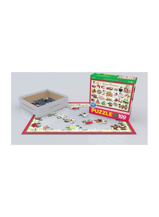 يورو جرافيكس أحجية تركيب الصور المقطعة سويت كريسماس مكونة من 100 قطعة طراز 6100-0433 - Image 3