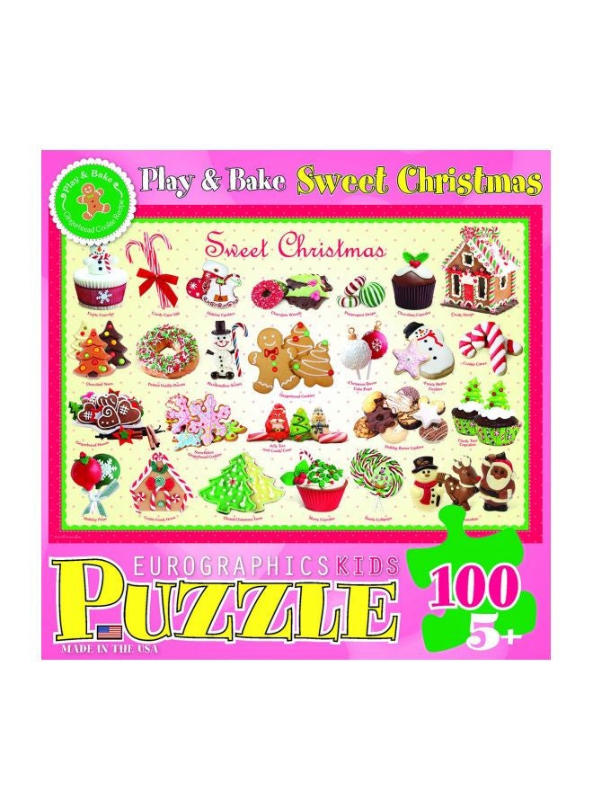 يورو جرافيكس أحجية تركيب الصور المقطعة سويت كريسماس مكونة من 100 قطعة طراز 6100-0433 - Image 4