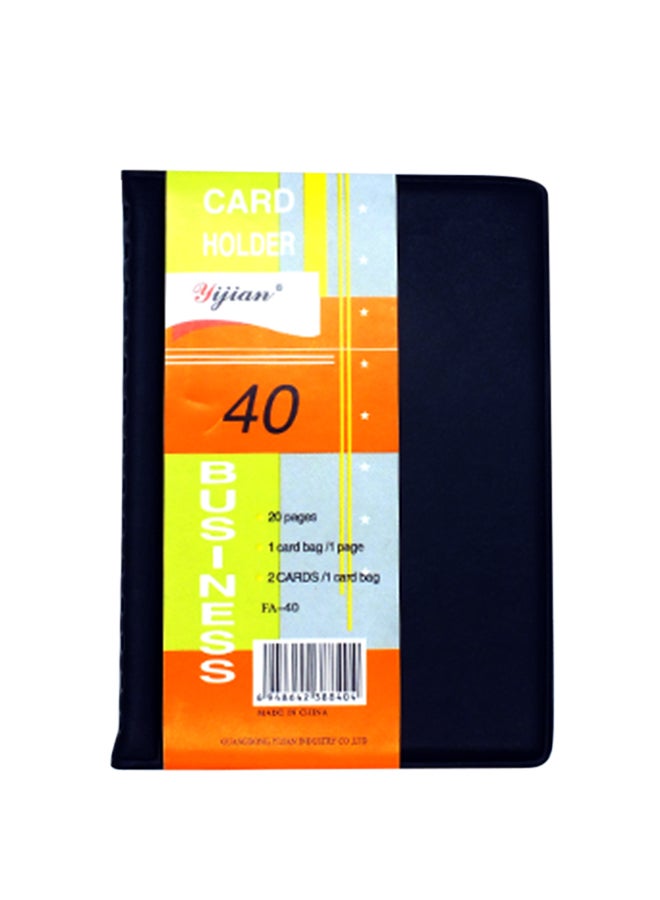 40-Piece Card Holder Black - v1584018185/N35380028A_1