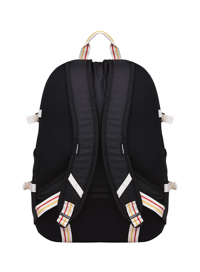 Twisted Varsity Straight Edge Backpack 23 Litres Black