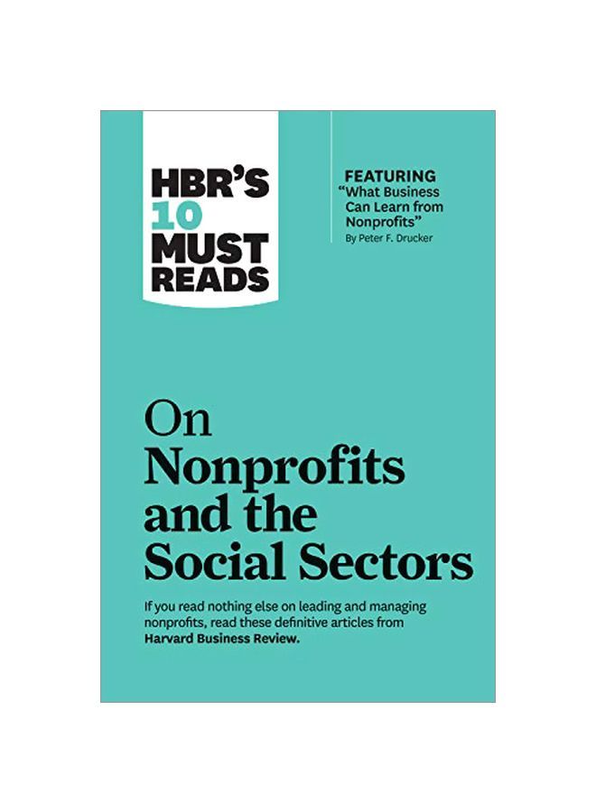 HBR's 10 Must Reads On Nonprofits And The Social Sectors Paperback English by Harvard Business Review Press - 43599 