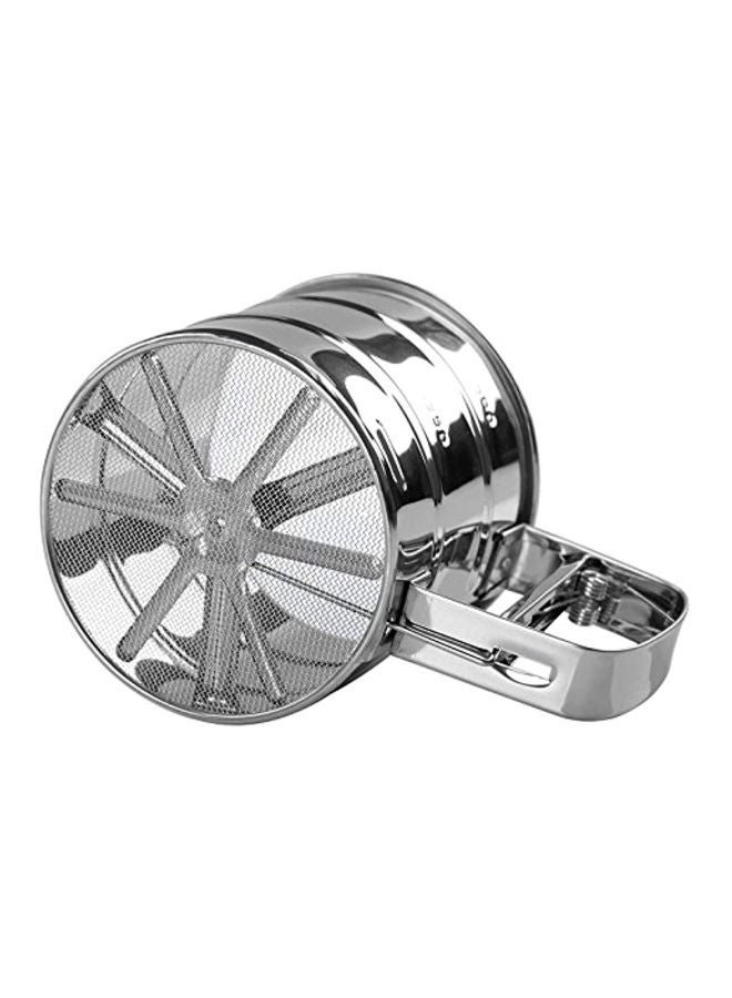 Chengor Stainless Steel Shaker Sieve Cup Silver 8x6x6inch - Image 2