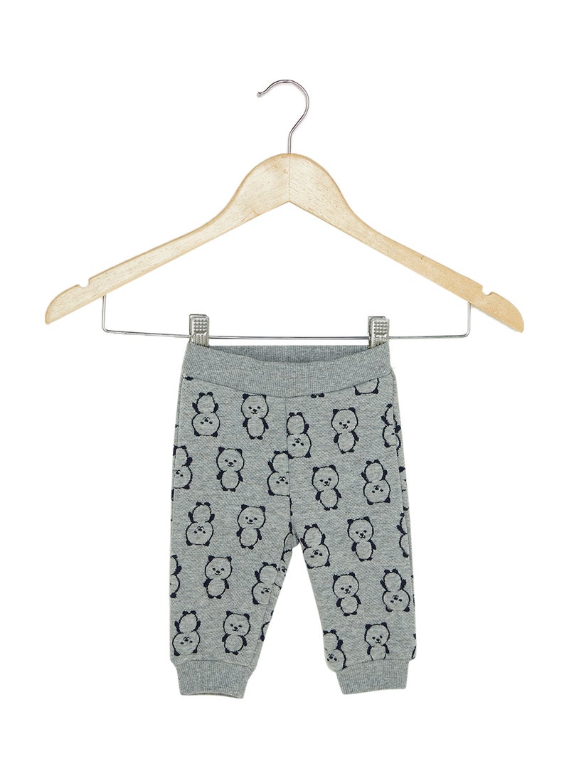 NAME IT - Somil Sweatpants Grey Melange - Image 1
