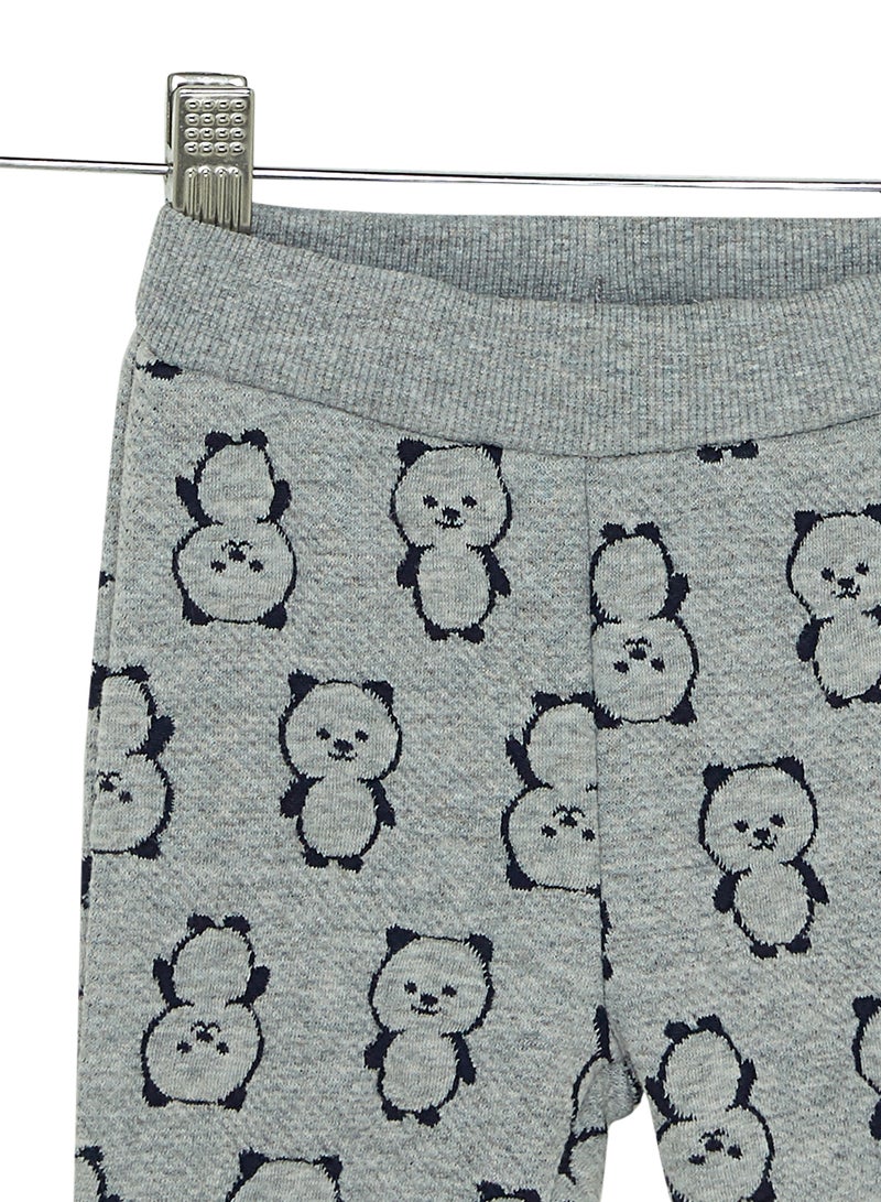 NAME IT - Somil Sweatpants Grey Melange - Image 1