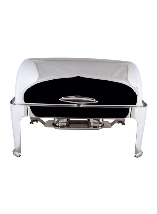 BASURRAH Stainless Steel  Food Warmer Silver 7cm  - Image 2