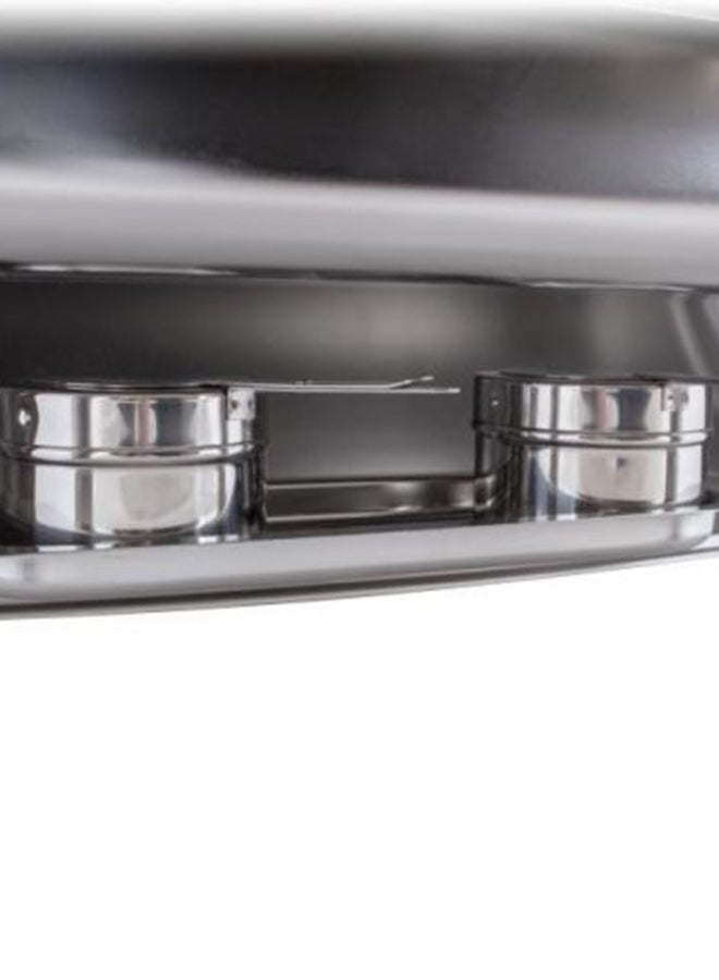 BASURRAH Stainless Steel  Food Warmer Silver 7cm  - Image 3