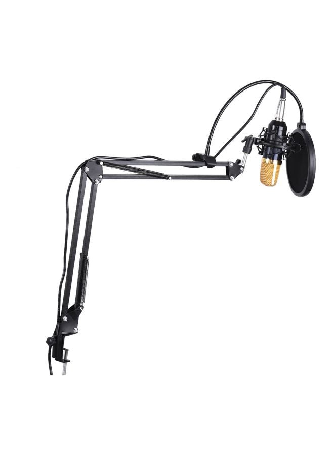 Professional Broadcasting Studio Recording Condenser Microphone Set I2146-A Black  - Image 5