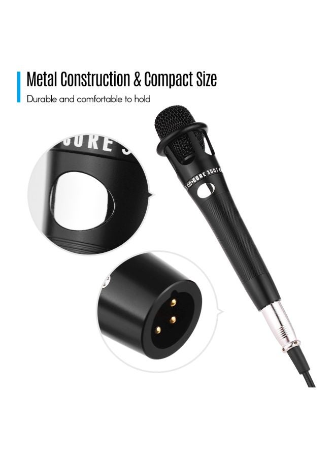 Wired Handheld Microphone I4574B-A Black  - Image 4