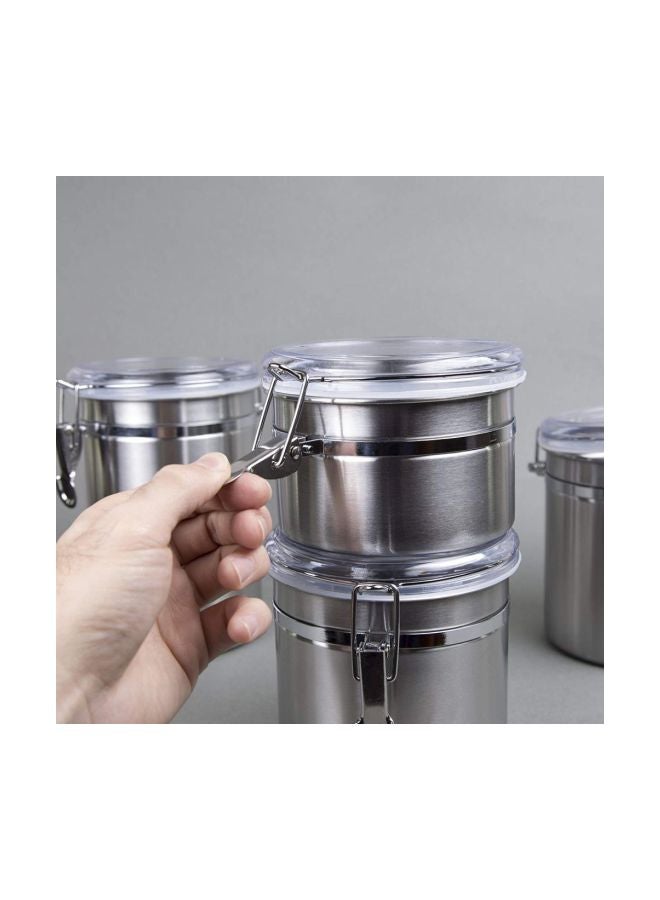 Generic - 4-Piece Canister Container Set Grey - Image 1