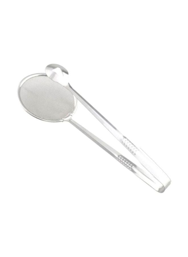 مغرفة من الستانلس ستيل فضي - Image 1