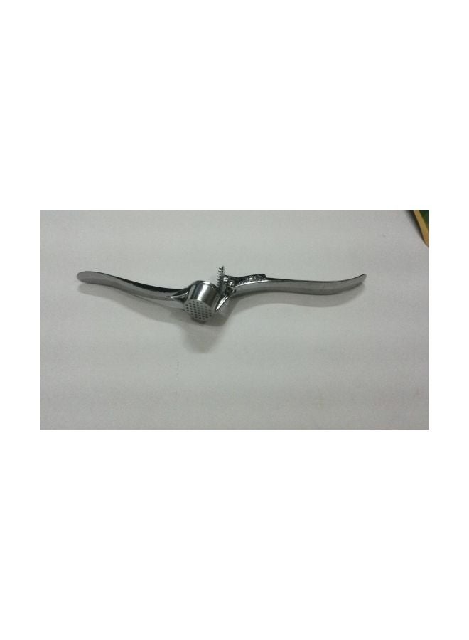 مكبس ثوم من الستانلس ستيل فضي - Image 2