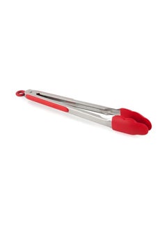 Generic Stainless Steel Tong Silver/Red  - Image 2