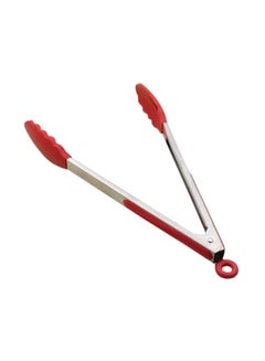 Generic Stainless Steel Tong Silver/Red  - Image 3