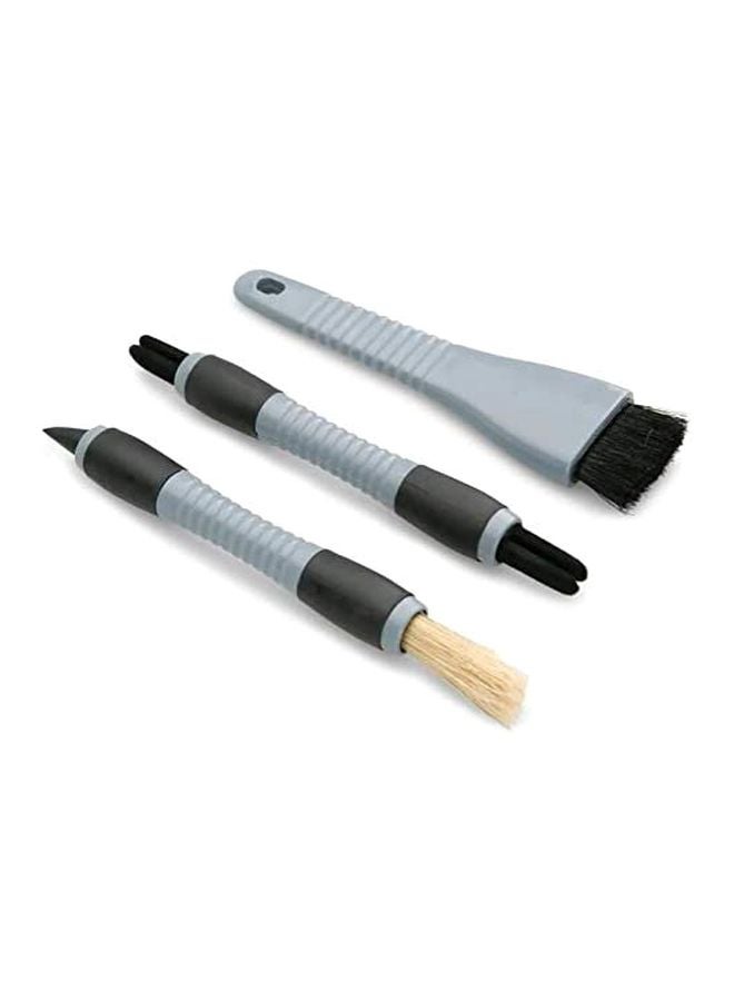 AUTO PLUS 3-Piece Interior Detail Brush Set - Image 2