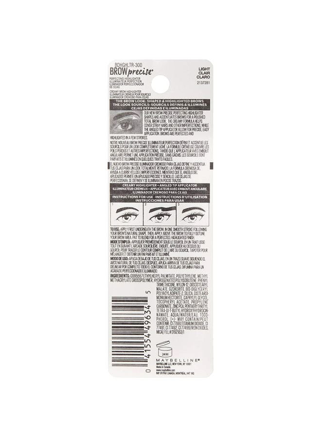 MAYBELLINE NEW YORK - Brow Precise Perfecting Highlighter Pencil Light - Image 1