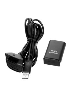 Rechargeable Battery Charger With USB Charging Cable For Xbox 360 Wireless Controller