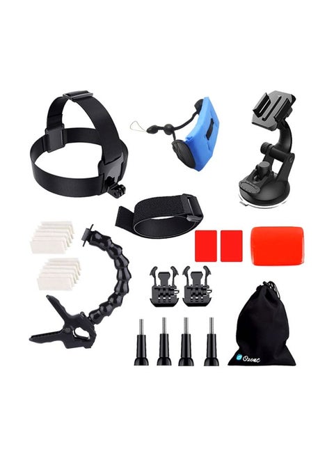25-Piece Action Camera Accessory Bundles Multicolour